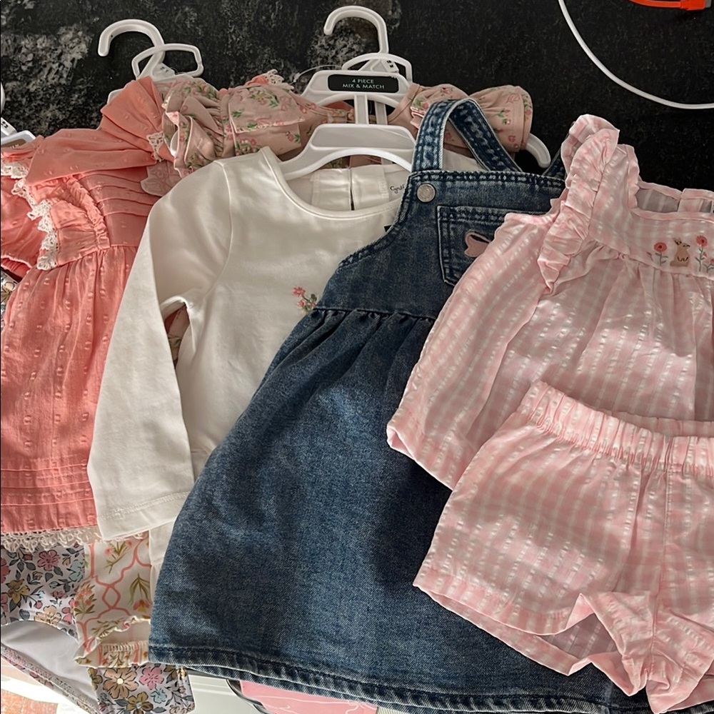 Girls' Assorted Dresses and Romper Set